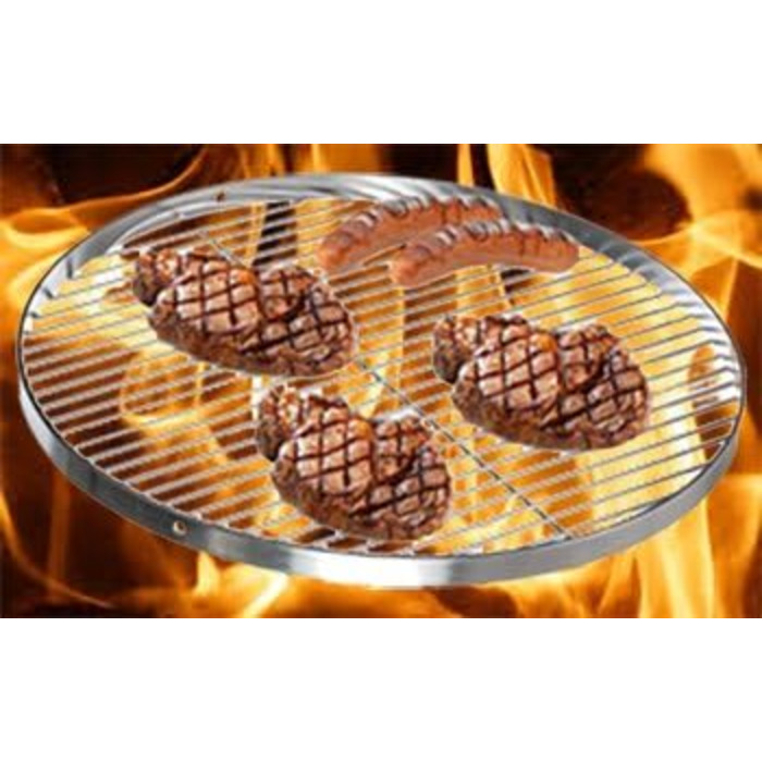 Stainless Steel Grill Grate Swivel Grill Suitable - Stainless Steel 18/0 ASI 430 Nickel-Free - Ø 50 cm
