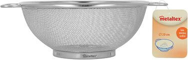 Сито Metaltex 185327000, нержавіюча сталь, діаметр 26 см (Ø 20 см)