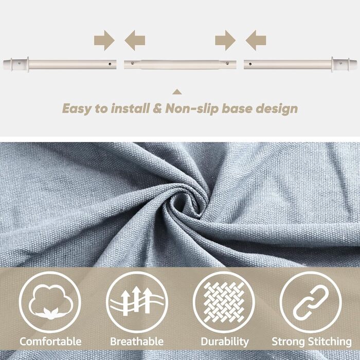 Chihee Hanging Chair Hanging Swing Maximum 500 lbs Includes 2 Cushions Steel Spreader Bar with Anti-Slip Grooves Portable Hanging Chair Side Pocket Large Macrame Bohemian Chair Indoor Outdoor