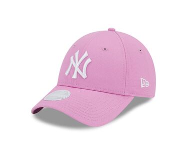 Кепка New Era New York Yankees MLB з металевим логотипом, чорна, 9Forty, регульована, для жінок
