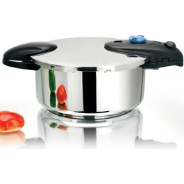 Скороварка KITCHEN MOVE ASO24-10L, 10 л, нержавіюча сталь, Ø24 см, срібляста