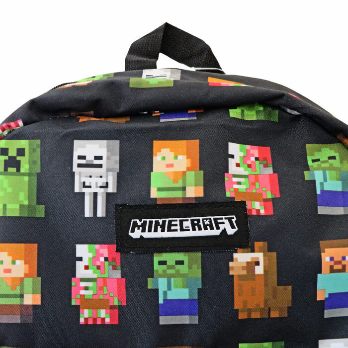 Шкільний рюкзак Astra Minecraft однокамерний, чорний, 16 л