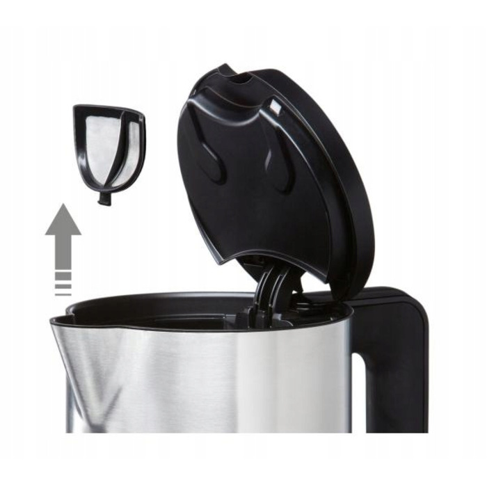 Електричний чайник Bosch TWK8613P, 2400 Вт, 1,5 л, чорний