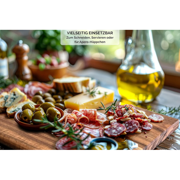 Premium Cutting Board Wood 4-Piece Set (40x30, 33x24, 27x18, 21x15) | Includes Cutting Board Stand | Wood Cutting Board Kitchen | Cutting Board Set Made of Robust Acacia Wood