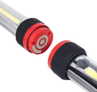 Maclean MCE230 COB LED XXL 2x Workshop Lamp, Work Lamp, Work Light, Hand Lamp, Magnet, Hook, Dual Modes, Max. 1200 Lumens (2x 600 Lumens)