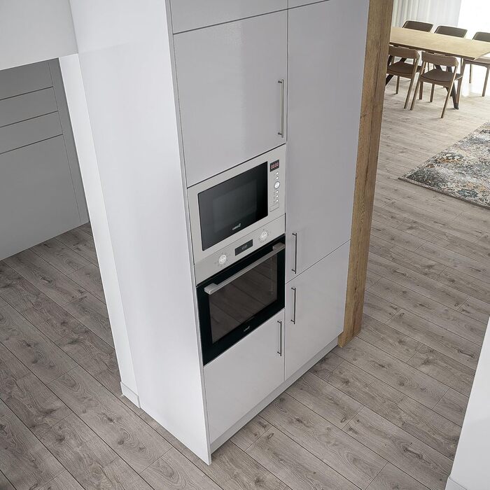 Мікрохвильова піч CATA MC 32 DC в нержавіючій сталі з антижировим покриттям, вбудована, 900 Вт, 32 л, гриль 1100 Вт, таймер 95 хв