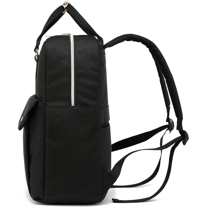 Рюкзак FUXINGYAO для жінок з відділенням для ноутбука 15,6 дюймів, антикрадійний, чорний, 23L