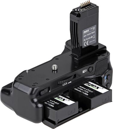 Акумуляторний хватка (Battery Grip) для Canon EOS 760D 750D IX8 T6S T6I сумісний з BG-E18, чорний