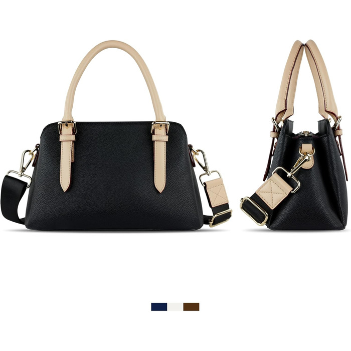 Сумка жіноча Bugatti Ella чорна, маленька сумка через плече для жінок