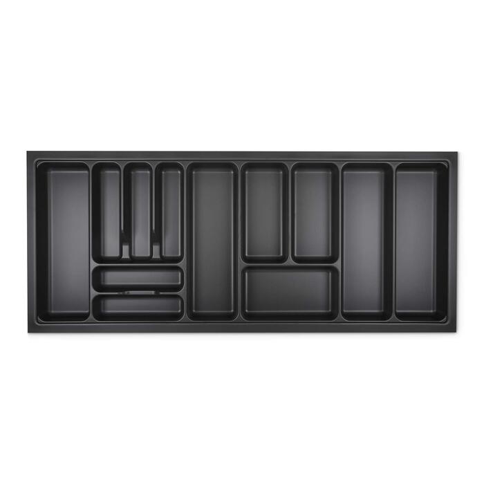 Органайзер для столових приборів Orga-Box VIII Lavagrau 511x480 мм для кухонь Häcker (60 см шафи) - перламутровий, для зберігання
