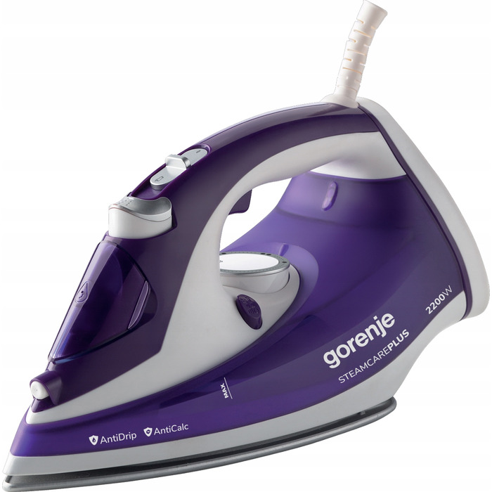 Парова праска Gorenje SIH2200BBC 2200 Вт, 280 мл, AntiCalc, AntiDrip, висока потужність