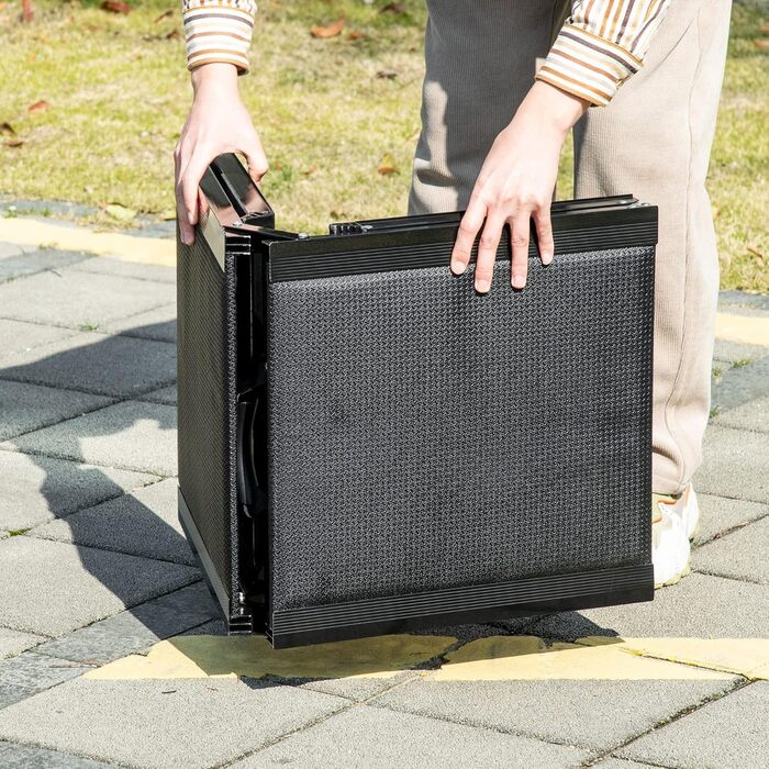 Рампа для собак PawHut - складана авторампа для домашніх тварин 158 см. Ідеально для великих собак до 40 кг, з антиковзким покриттям та ручкою. Підходить для LKW, SUV, високих ліжок. Чорний колір.