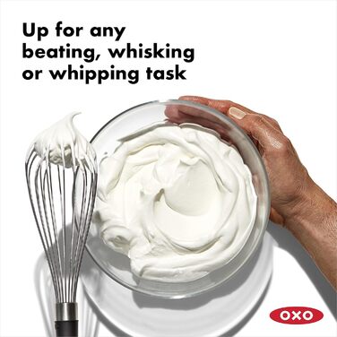 OXO Good Grips Віночок з нержавіючої сталі, 23 см, чорний – інноваційна м'яка ручка