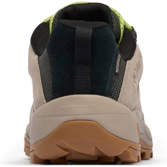 Чоловічі трекінгові черевики Columbia Redmond Iv Low Waterproof Mid Rise, 47 EU, Gravel Napa Green