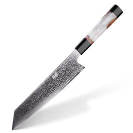 Кухонний ніж Kiritsuke FINDKING серії BLACK-ROSE з дамаської сталі, 23 см