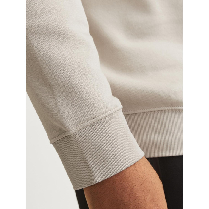 Світшот Jack & Jones Jjelegacy Blocking з капюшоном Noos, розмір 4XL, колір Moonbeam