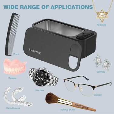 Ультразвукова очищувач 680мл для ювелірних виробів, годинників, окулярів та інших предметів