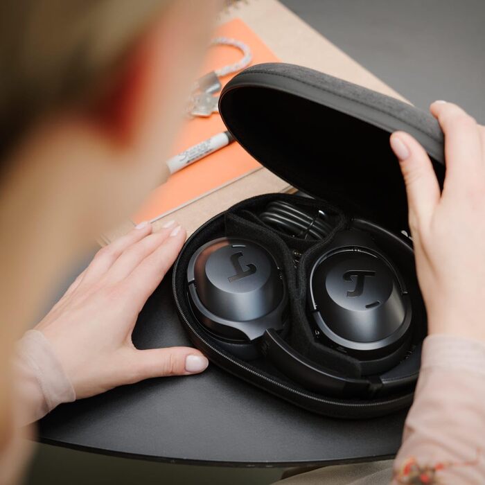 Бездротові Bluetooth-навушники Teufel REAL Blue NC 3 Over-Ear з активним шумозаглушенням ANC, Night Black