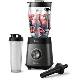 Міксер Philips 5000 Series 1200 Вт, ProBlend Plus, 2 л, автоматична очистка, чорний, Wi-Fi