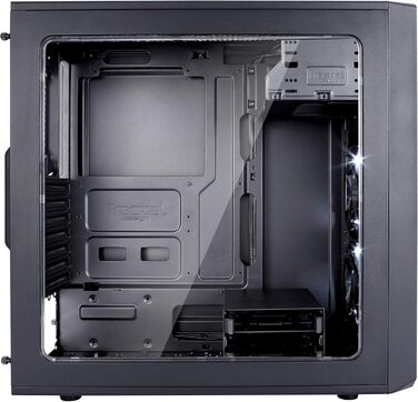 Корпус ПК Fractal Design Focus G Black Window - чорний, Midi Tower для ігрового ПК