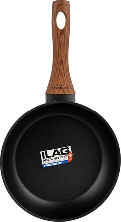 Сковорода з антипригарним покриттям, діаметр 20 см - для всіх типів плит (індукція, газ)