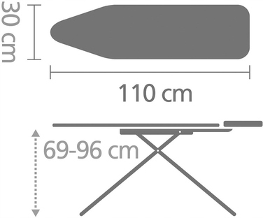 Прасувальна дошка Brabantia стандартна, 110 см x 30 см