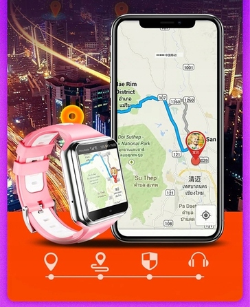 Смарт-годинник W5 4G GPS: водонепроникний, WiFi, слот для SIM-карти, багатоколірний