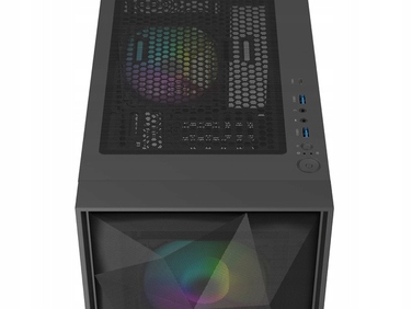 Корпус для комп'ютера Genesis Diaxid 605 ARGB Midi Tower ATX, вікно, чорний