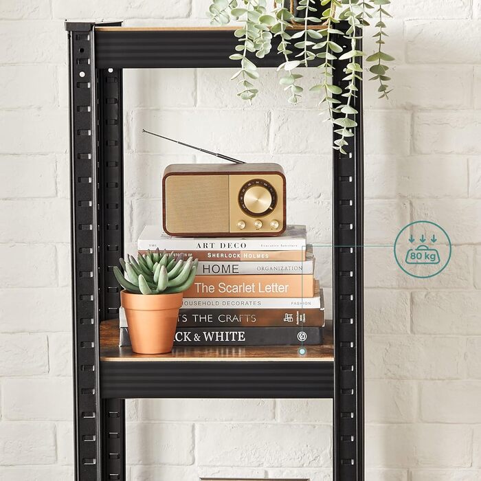 SONGMICS 2-Piece Adjustable Shelf Unit