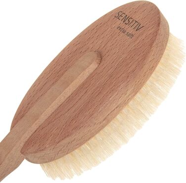 SIDCO XXL Back Brush, Sauna Brush, Soft Bristles, Massage Brush for Seniors