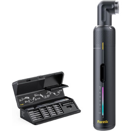 Fanttik S2 Pro: Акумуляторний шуруповерт 3.7V з набором біт, 7 рівнів крутного моменту, для меблів та ремонту