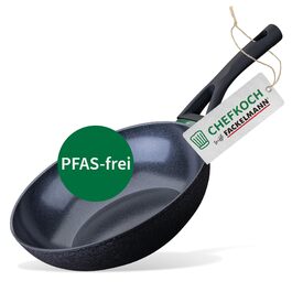 Grill-сковорода FACKELMANN Chefkoch Hamburg керамічна 28 см з антипригарним покриттям, з переробленого алюмінію, для всіх видів плит та духовки