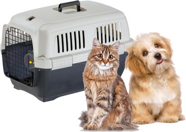 Транспортна переноска для собак Ferplast Clipper 4, IATA-сертифікована, середнього розміру (до 20 кг), 57 x 37 x 36 см