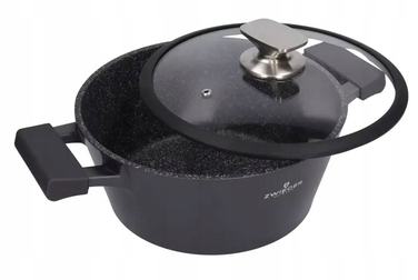 Набір алюмінієвих каструль Zwieger Black Stone, 8 предметів