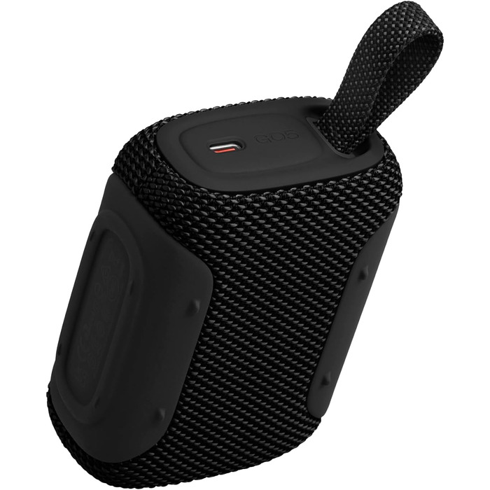 JBL GO 5: Портативна Bluetooth колонка, чорна. Водонепроникна, до 10 годин роботи, потужний бас