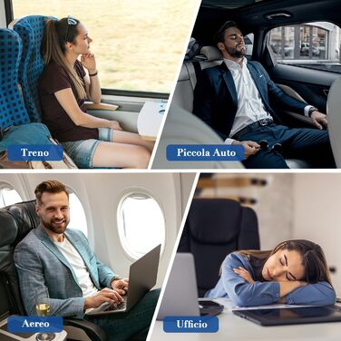 Подушка для шиї темно-сіра для подорожей: подушка-білочка, авто, літак, комплект для подорожей