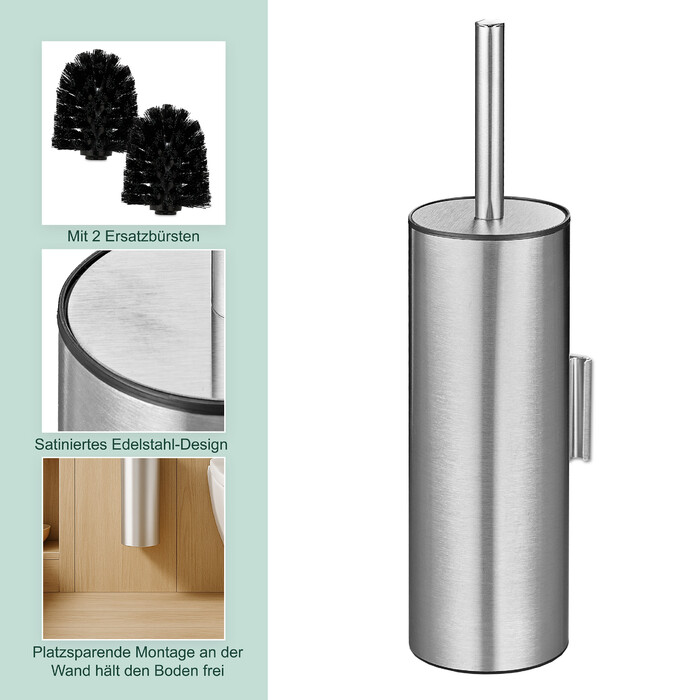 Relaxdays Toilet Brush with Wall Holder