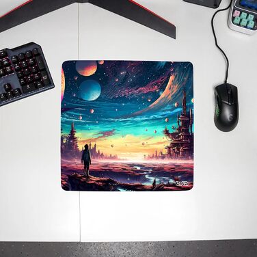 Tilt Premium XXL килимок для миші геймерський 1000x500x4mm | Нековзний, вологостійкий, 30x30 см | Cosmic Discoveries