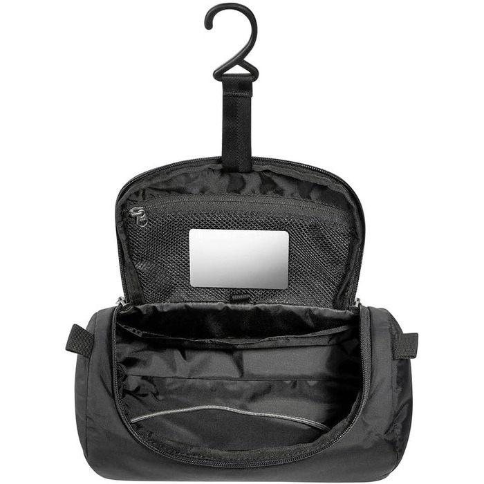 Дорожня косметичка Tatonka Care Barrel з дзеркалом та підвісом, чорна, 3 л (26 x 14 x 14 см)