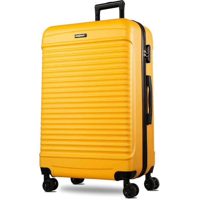 NOWI® Валіза-кофр для ручної поклажі 55x40x20 см, 34л, зелений, підходить для Ryanair, Lufthansa та інших авіакомпаній