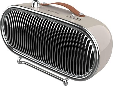 Обідній нагрівач Cecotec ReadyWarm 1500 Ceramic Retro: керамічний, 1500 Вт, регульований термостат, 2 режими, безпека, 15 м², бежевий