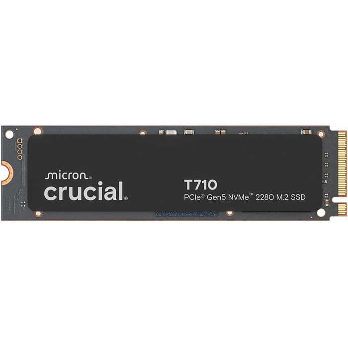 SSD Crucial T710 1TB M.2 NVMe PCIe 5.0 Gen5 - Швидкий накопичувач для ноутбука та ПК