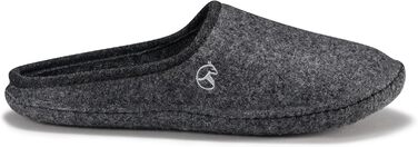 Чоловічі фетрові тапочки ESTRO - теплі зимові халапи для дому, чоловічі халапи, фетр, WOLLFILZ (45 EU, широкі, графіт)