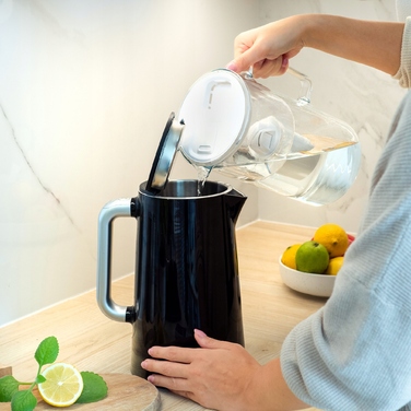 Скляний фільтр-кувшин Wessper D2 BOROSILICATE FF 3л, білий + фільтр