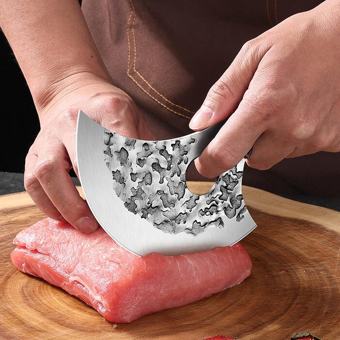 Японський ніж для обробки м'яса Doklasu, 10 см, ручна робота, сталь 5Cr15MoV, з піхвою