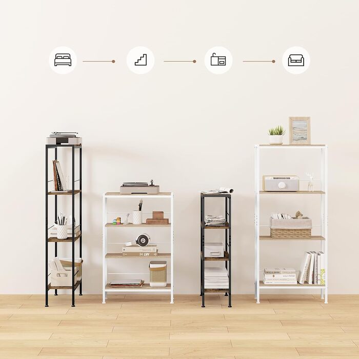 WOLTU 4-Tier Corner Shelf