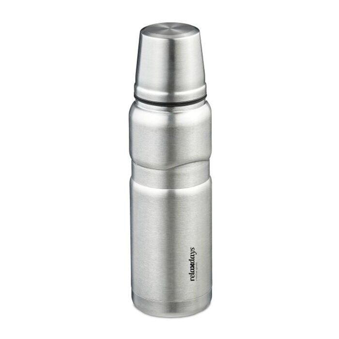 Relaxdays Drinking Bottle with Cup 500 ml