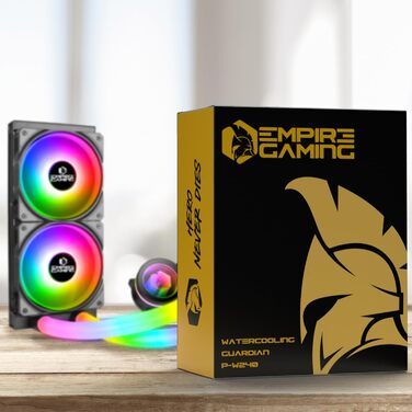 Система водяного охолодження EMPIRE GAMING Guardian G-V20 AIO для ПК - 240 мм, RGB, Intel/AMD