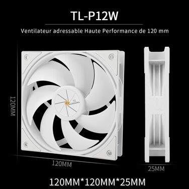 Кулер для процесора Thermalright Assassin X 120R Refined SE White, 120мм PWM, підтримка Intel LGA1700/1851/1200/115x та AMD AM4/AM5, білий