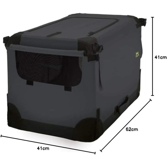 Кіньйон для собак Maelson Soft Kennel - Антрацит, 62 x 41 x 41 см